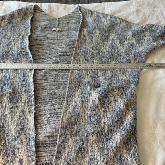 Lucky Brand Wool Blend Multicolor Metallic Short Sleeve Open Cardigan Size XS/S - Picture 7 of 14